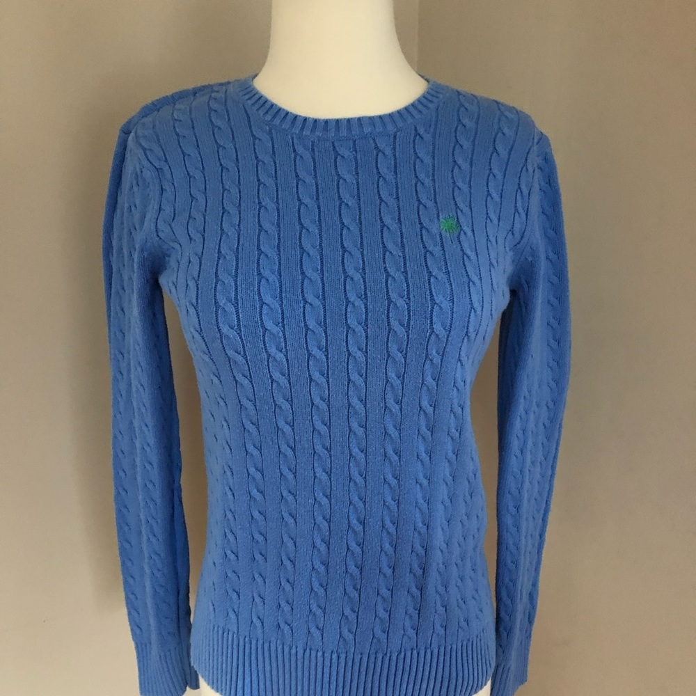Lily Pulitzer cotton cable sweater